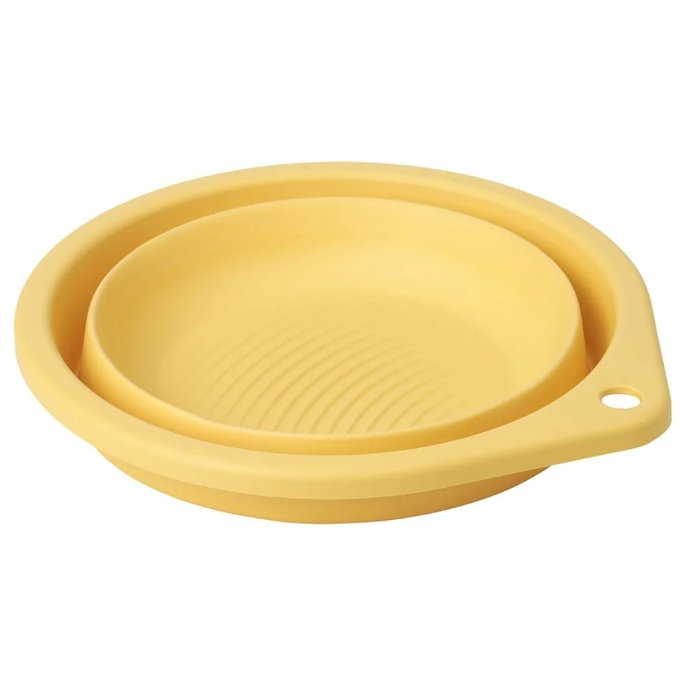 IKEA PEPPRIG Wash Tub, Foldable, Yellow, 10 ¾ 